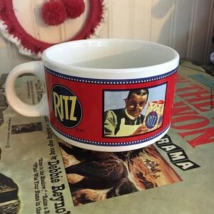 Vintage cracker soup bowl